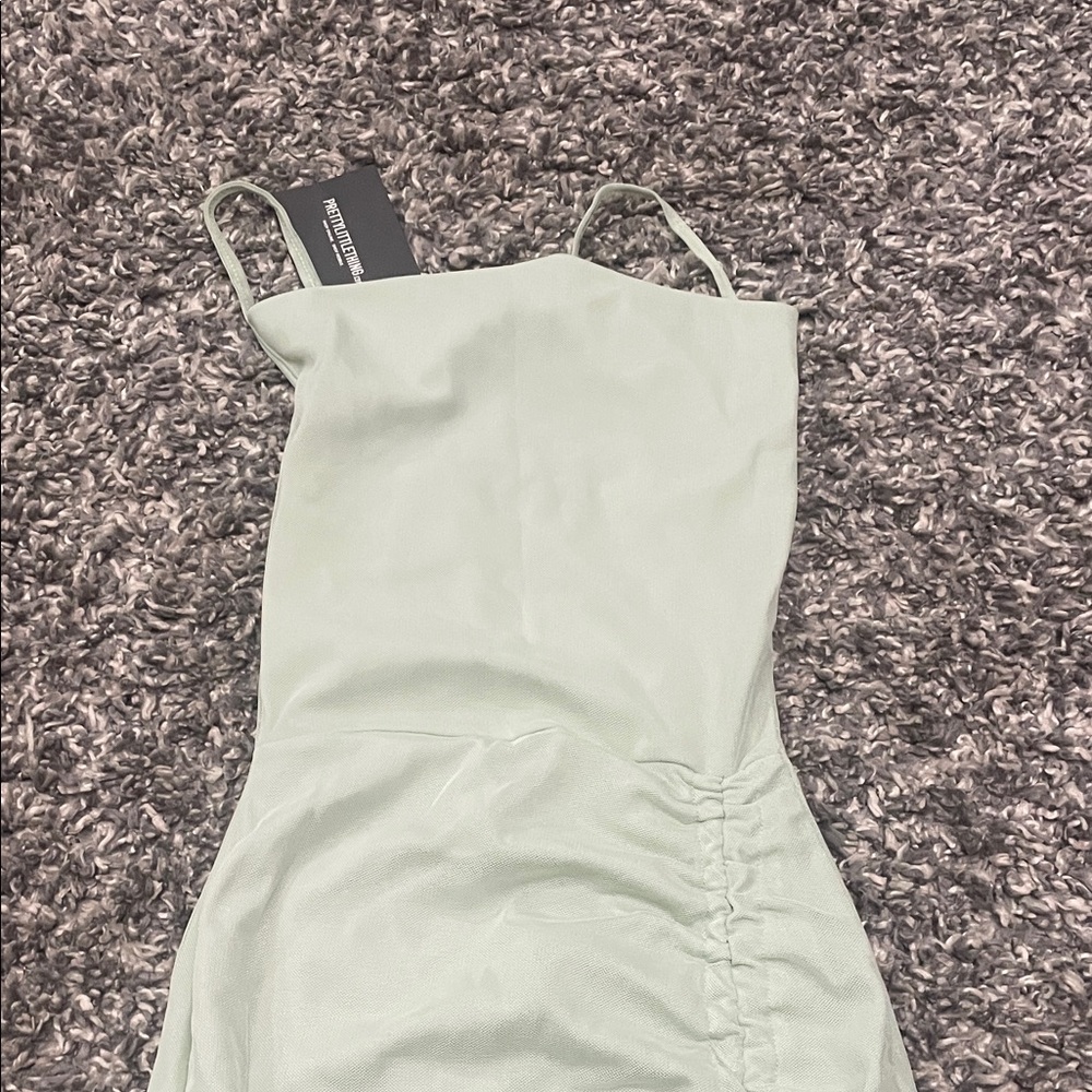 PrettyLittleThing Light Green Dress